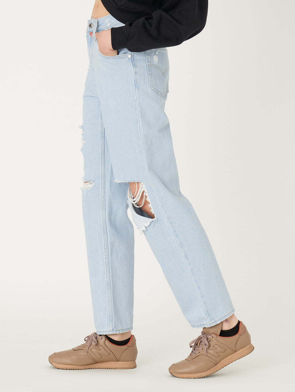 SILVERTAB™ 94 BAGGY ライトインディゴ DESTRUCTED