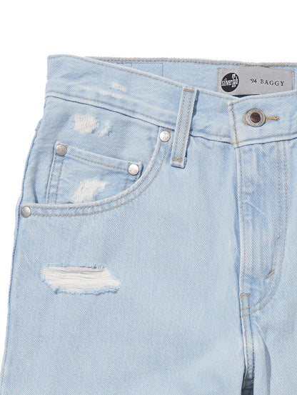 SILVERTAB™ 94 BAGGY ライトインディゴ DESTRUCTED