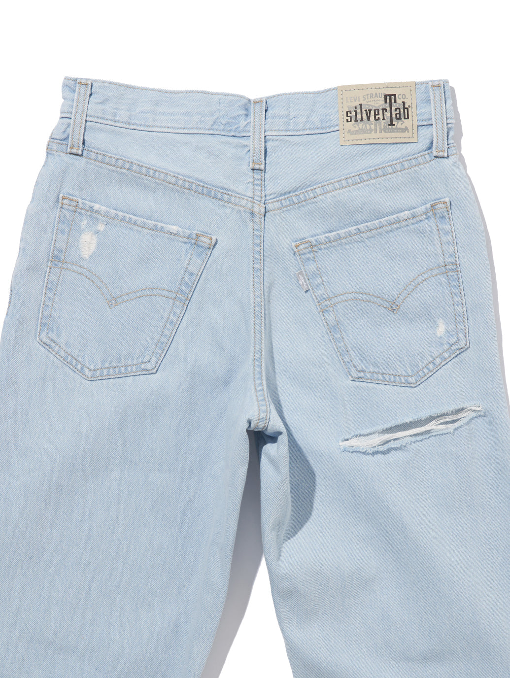 SILVERTAB™ 94 BAGGY ライトインディゴ DESTRUCTED