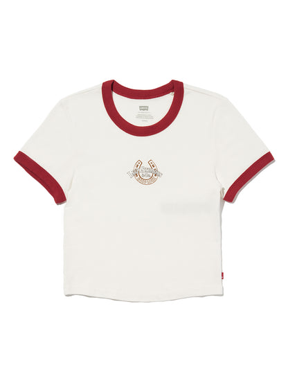 グラフィック ミニ リンガーTシャツ