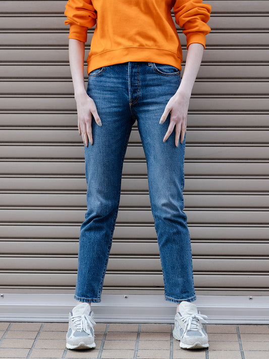 JS 501® JEANS FOR WOMEN BLUE WORN IN