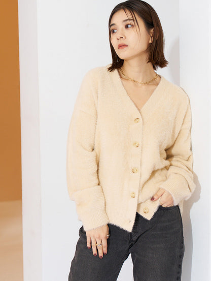 GALLERY カーディガン ベージュ MACADAMIA