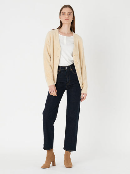 GALLERY カーディガン ベージュ MACADAMIA