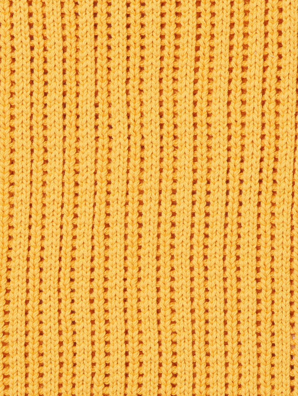 ニットベスト イエロー AMBER YELLOW