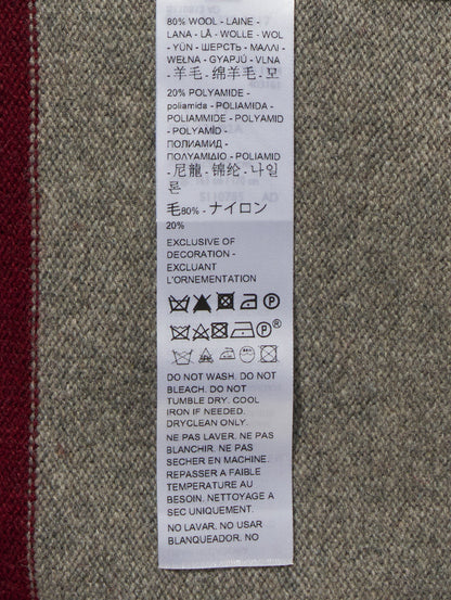 クルーネックセーター レッド CALLOWAY STRIPE