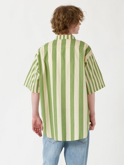 LEVI'S® SKATE 半袖シャツ グリーン MIXED UP GREEN
