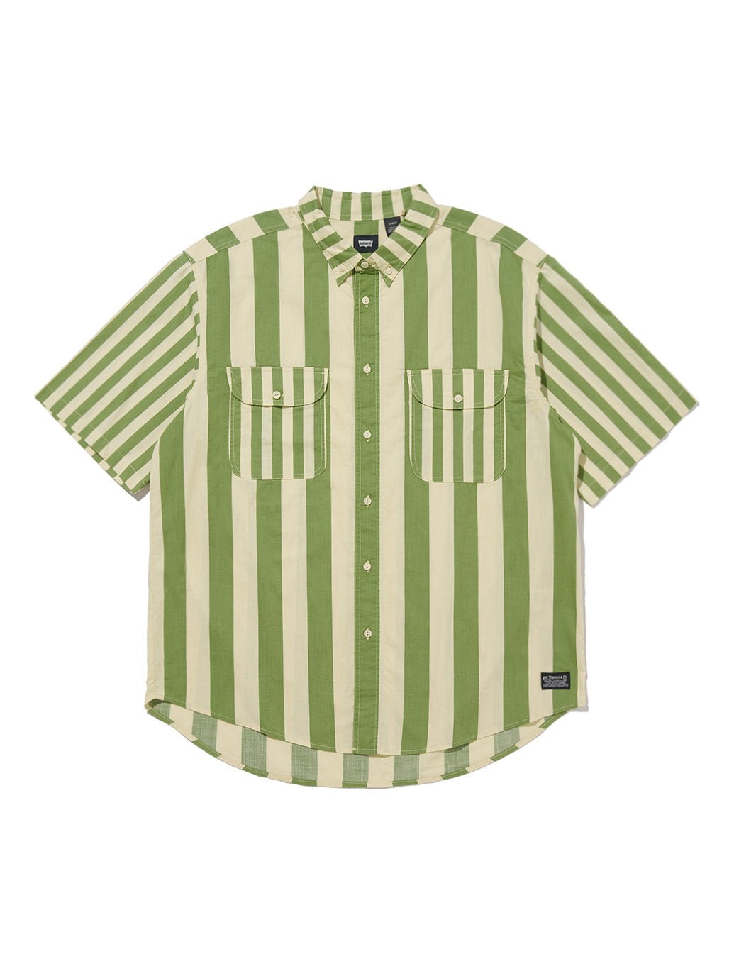 LEVI'S® SKATE 半袖シャツ グリーン MIXED UP GREEN