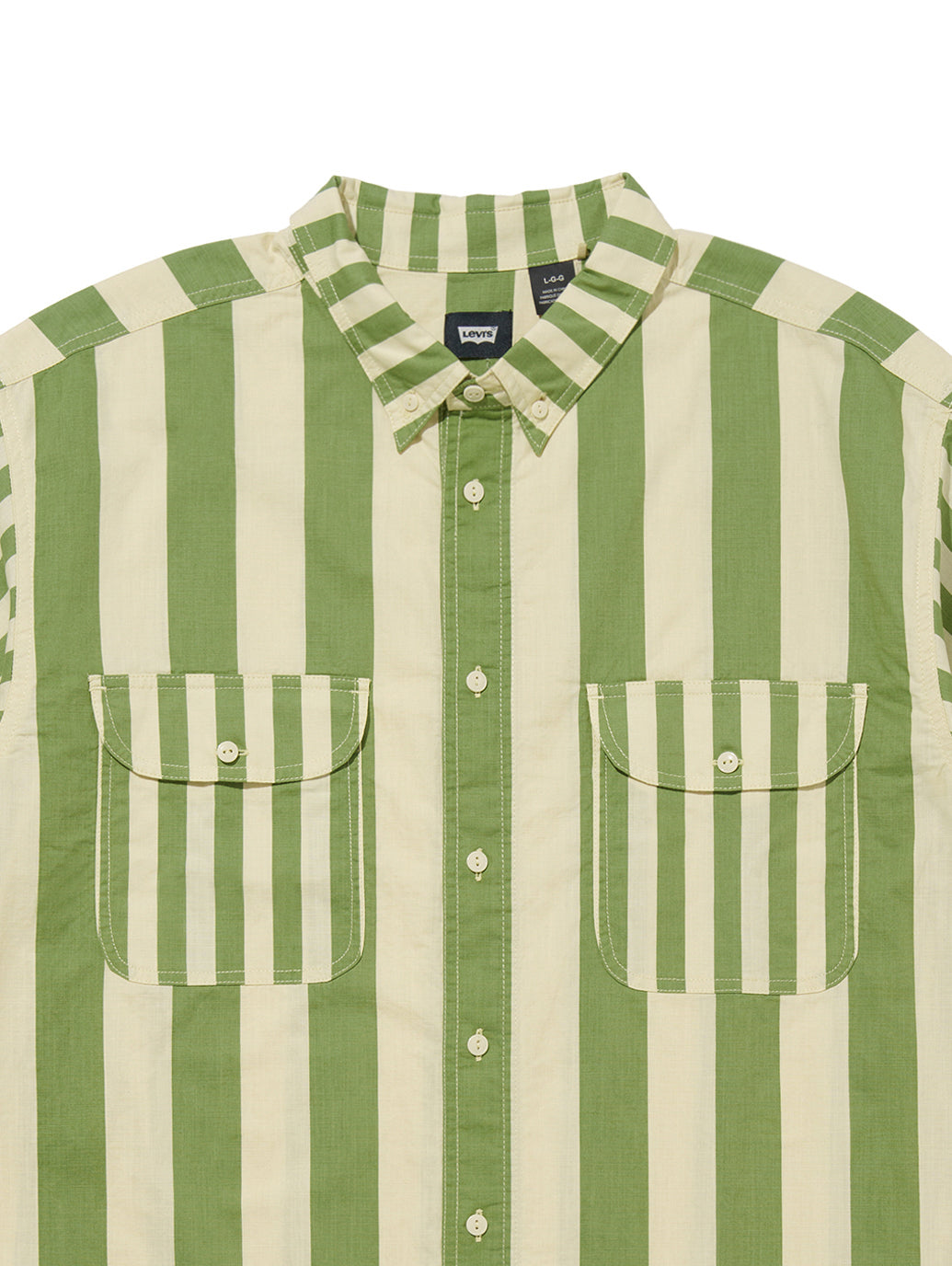 LEVI'S® SKATE 半袖シャツ グリーン MIXED UP GREEN