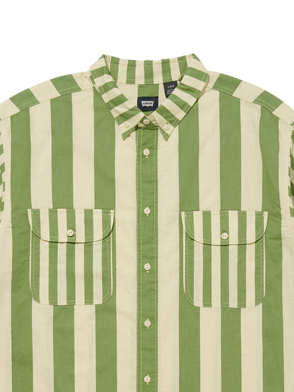 LEVI'S® SKATE 半袖シャツ グリーン MIXED UP GREEN