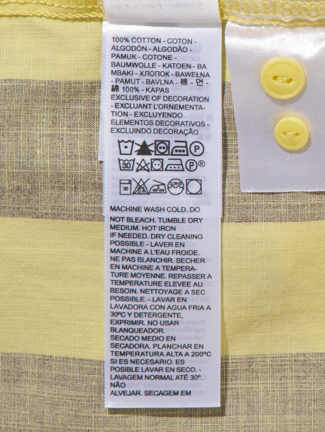 LEVI'S® SKATE 半袖シャツ イエロー BANANA SPLIT BROWN YELLOW