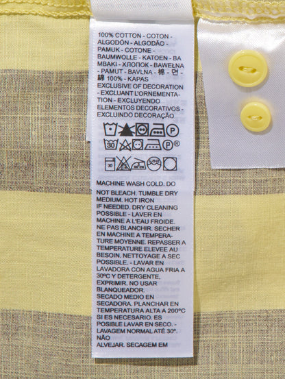 LEVI'S® SKATE 半袖シャツ イエロー BANANA SPLIT BROWN YELLOW