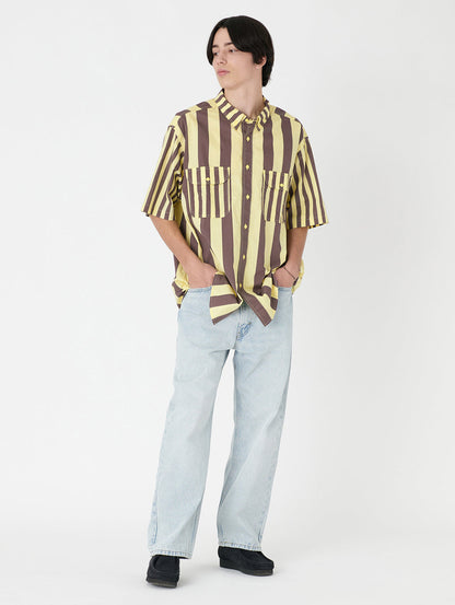 LEVI'S® SKATE 半袖シャツ イエロー BANANA SPLIT BROWN YELLOW