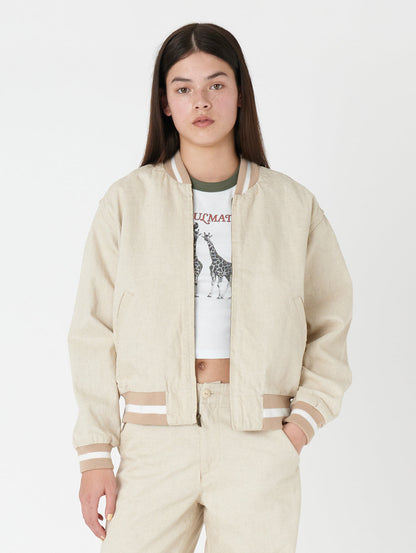 LEVI'S® MADE&CRAFTED® ボンバージャケット HEATHERED ベージュ SAND TAN RINSE