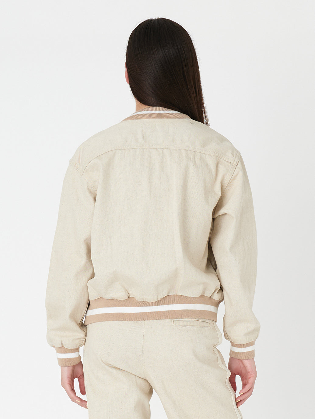 LEVI'S® MADE&CRAFTED® ボンバージャケット HEATHERED ベージュ SAND TAN RINSE