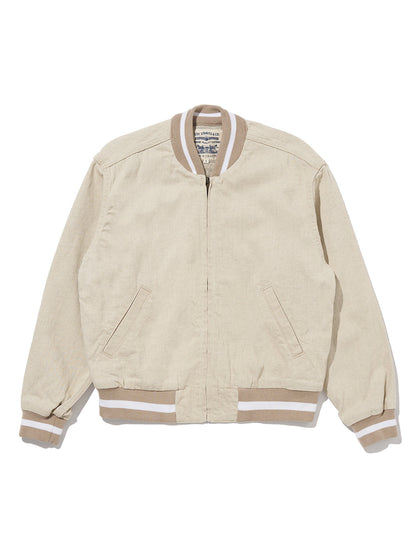 LEVI'S® MADE&CRAFTED® ボンバージャケット HEATHERED ベージュ SAND TAN RINSE