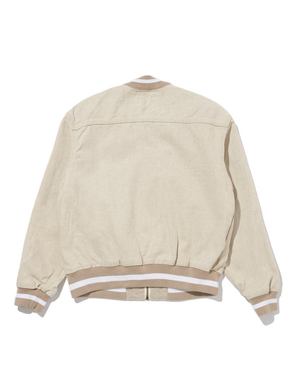 LEVI'S® MADE&CRAFTED® ボンバージャケット HEATHERED ベージュ SAND TAN RINSE