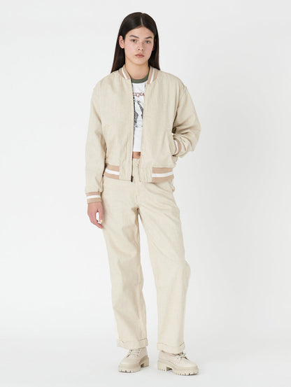 LEVI'S® MADE&CRAFTED® ボンバージャケット HEATHERED ベージュ SAND TAN RINSE