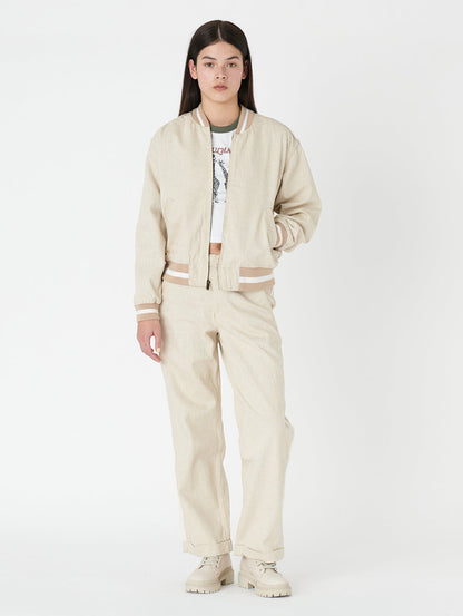 LEVI'S® MADE&CRAFTED® ボンバージャケット HEATHERED ベージュ SAND TAN RINSE