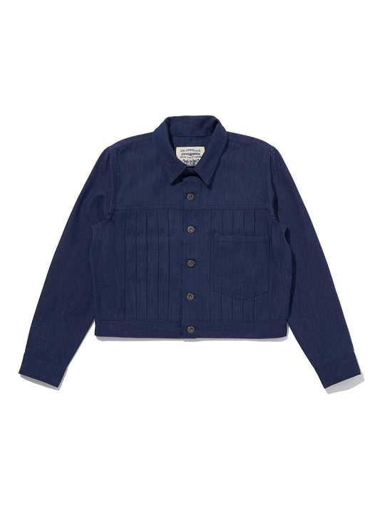 LEVI'S® MADE&CRAFTED® プリーツ トラッカージャケット PLEATED インディゴ RINSE