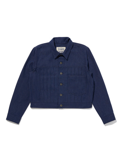 LEVI'S® MADE&CRAFTED® プリーツ トラッカージャケット PLEATED インディゴ RINSE