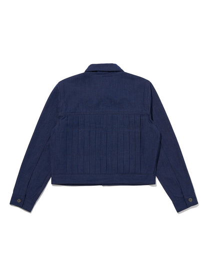 LEVI'S® MADE&CRAFTED® プリーツ トラッカージャケット PLEATED インディゴ RINSE