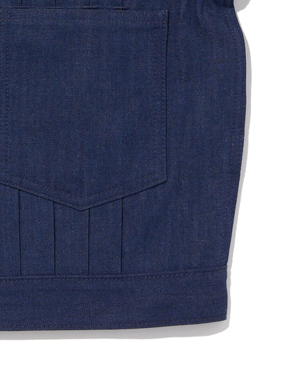 LEVI'S® MADE&CRAFTED® プリーツ トラッカージャケット PLEATED インディゴ RINSE