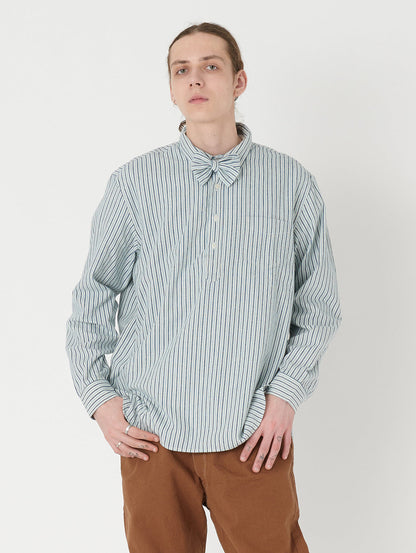 LEVI'S® VINTAGE CLOTHING ポップオーバー サンセットシャツ CLASSIC ブルー ECRU