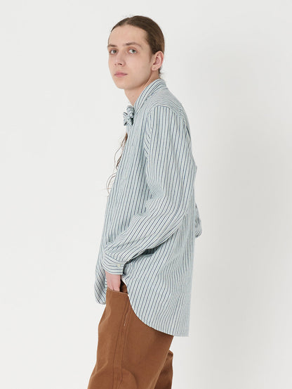 LEVI'S® VINTAGE CLOTHING ポップオーバー サンセットシャツ CLASSIC ブルー ECRU