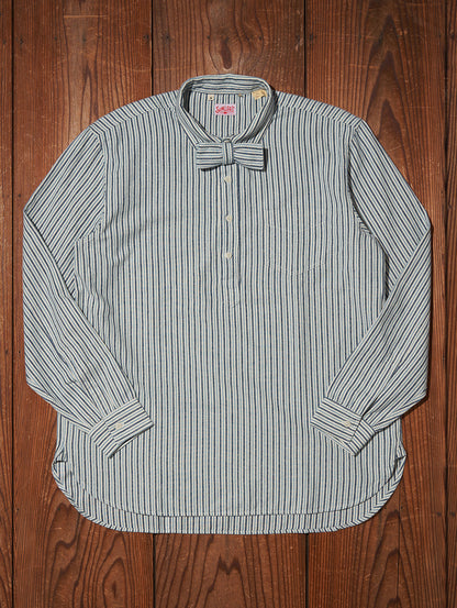 LEVI'S® VINTAGE CLOTHING ポップオーバー サンセットシャツ CLASSIC ブルー ECRU