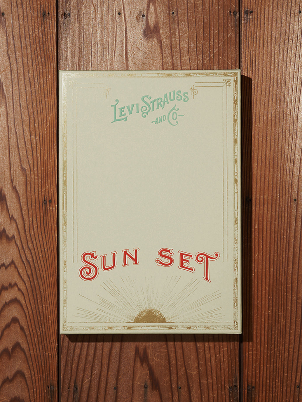 LEVI'S® VINTAGE CLOTHING ポップオーバー サンセットシャツ CLASSIC ブルー ECRU