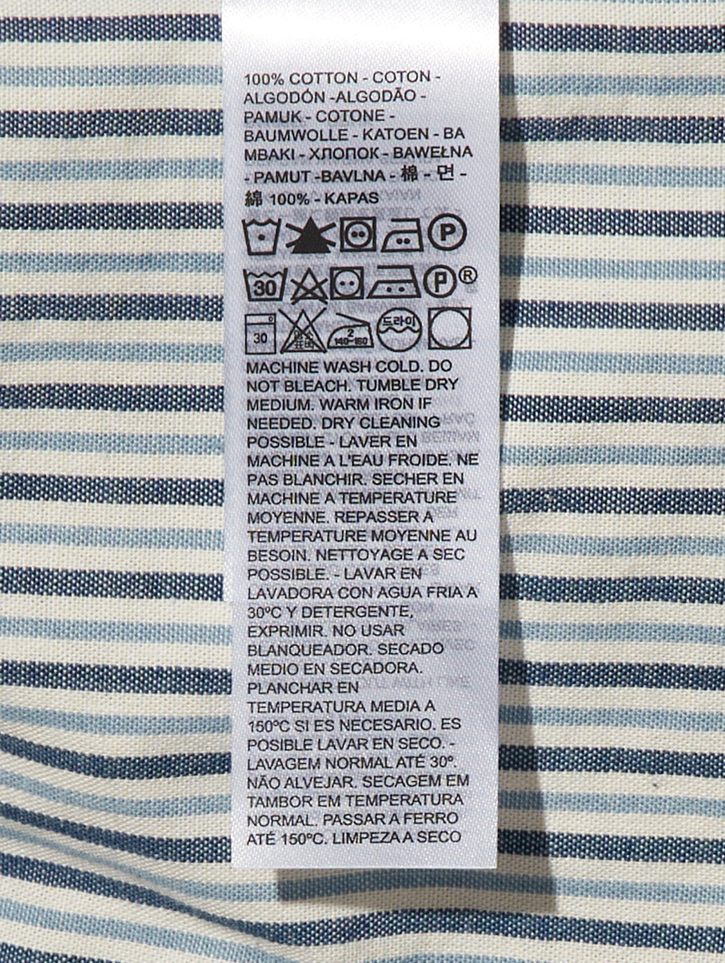 LEVI'S® VINTAGE CLOTHING ポップオーバー サンセットシャツ CLASSIC ブルー ECRU