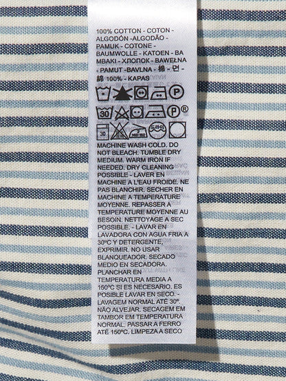 LEVI'S® VINTAGE CLOTHING ポップオーバー サンセットシャツ CLASSIC ブルー ECRU