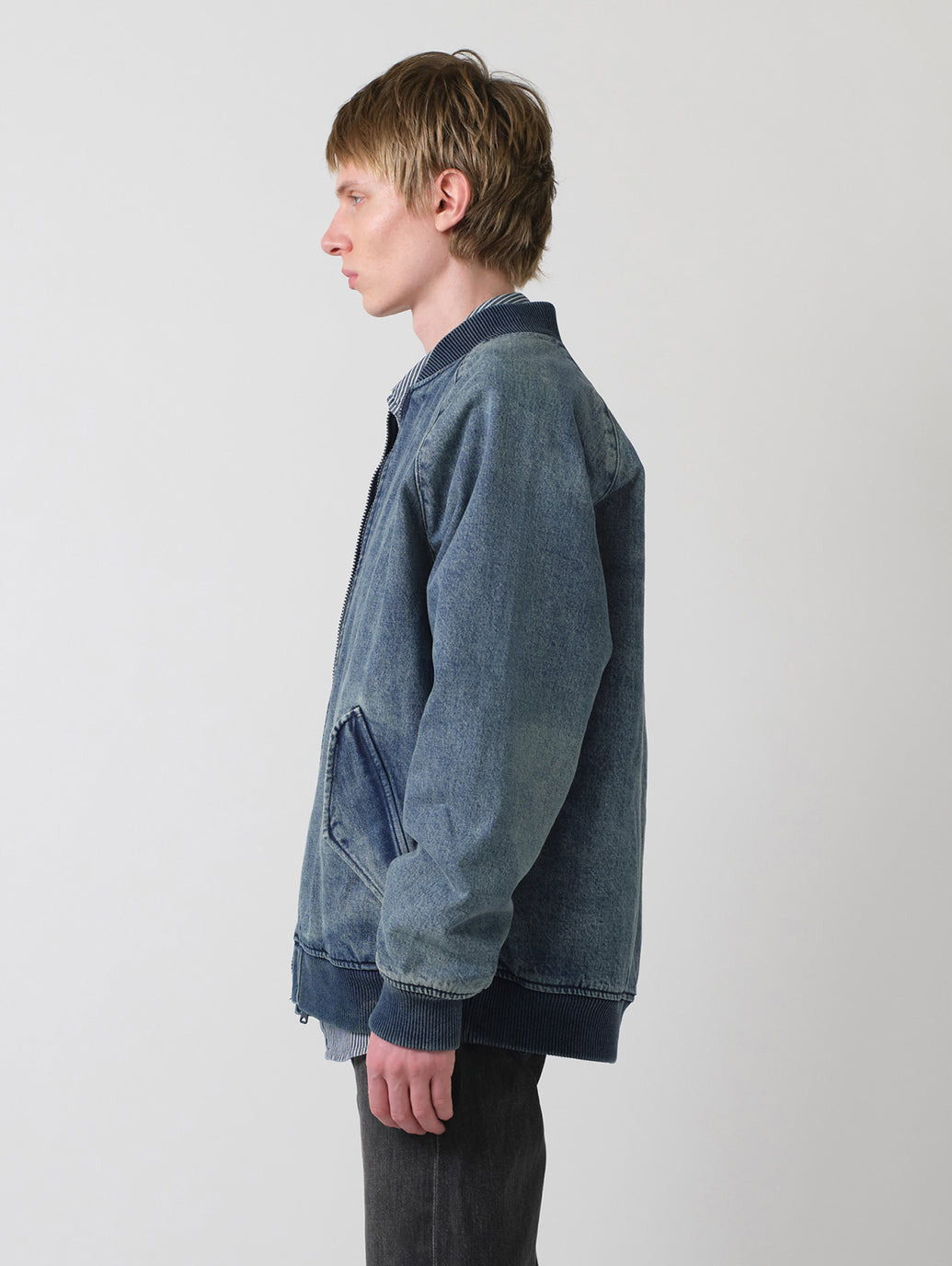 フライトジャケット ミディアムインディゴ