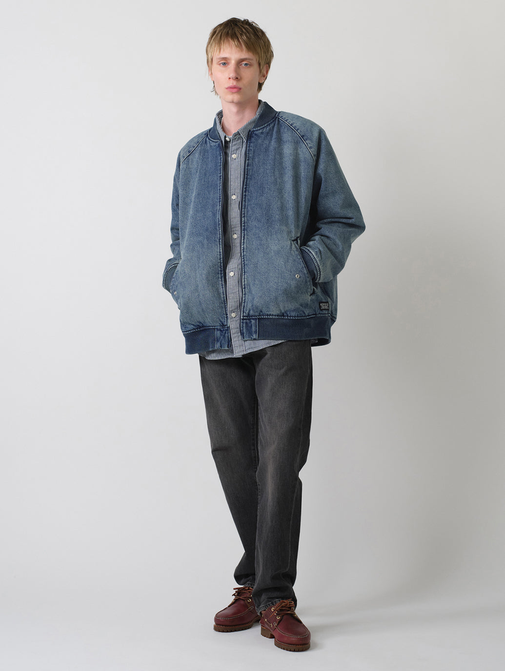フライトジャケット ミディアムインディゴ