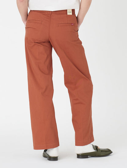 バギートラウザー オレンジ BAKED CLAY TWILL