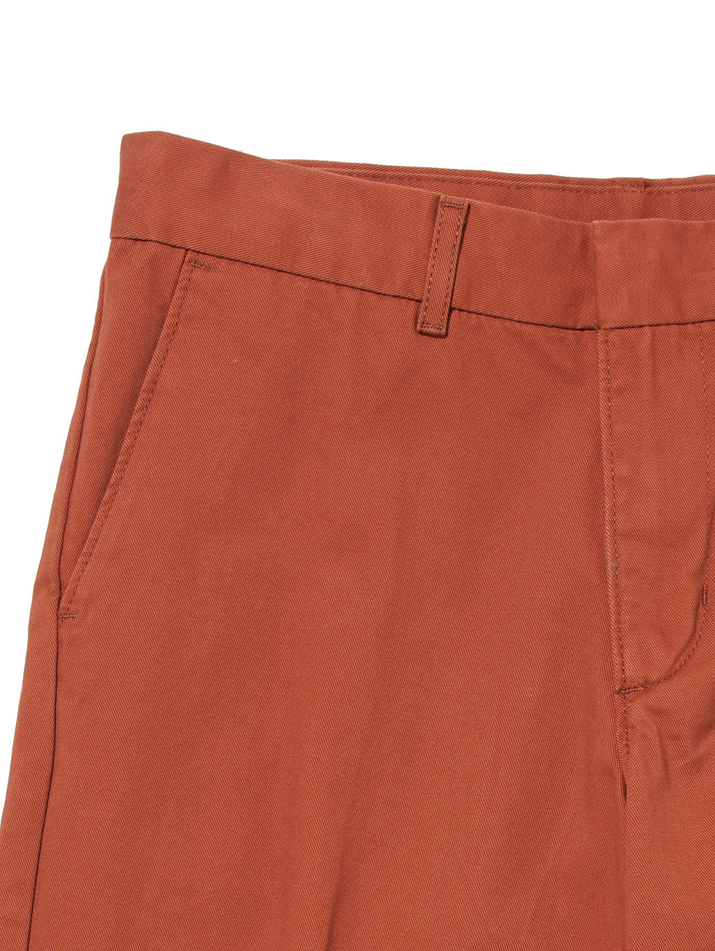 バギートラウザー オレンジ BAKED CLAY TWILL