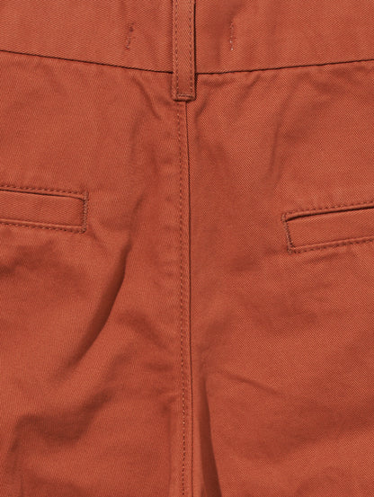 バギートラウザー オレンジ BAKED CLAY TWILL