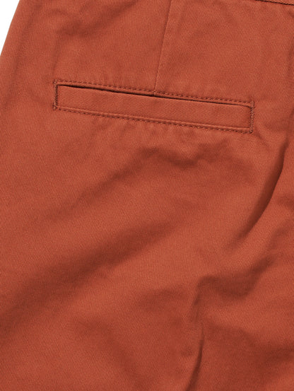バギートラウザー オレンジ BAKED CLAY TWILL