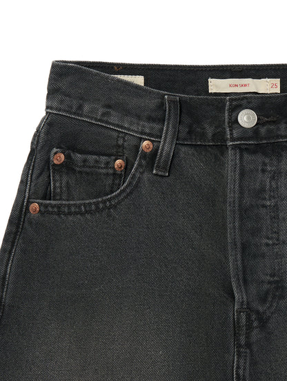 ICON デニム スカート ブラック