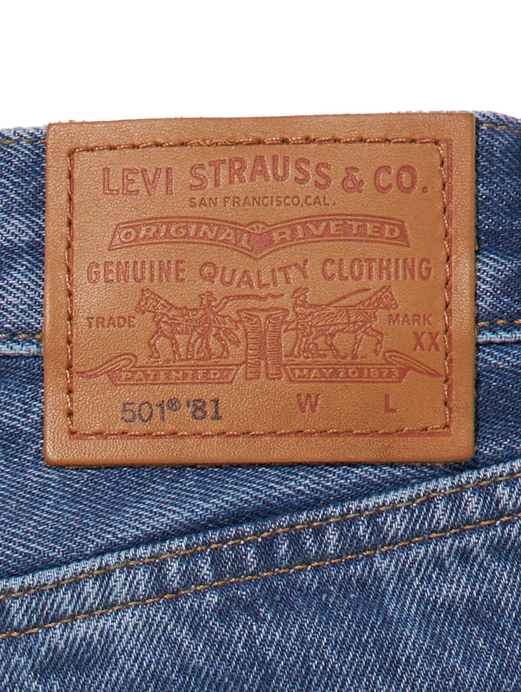 501®'81 ミディアムインディゴ WORN IN