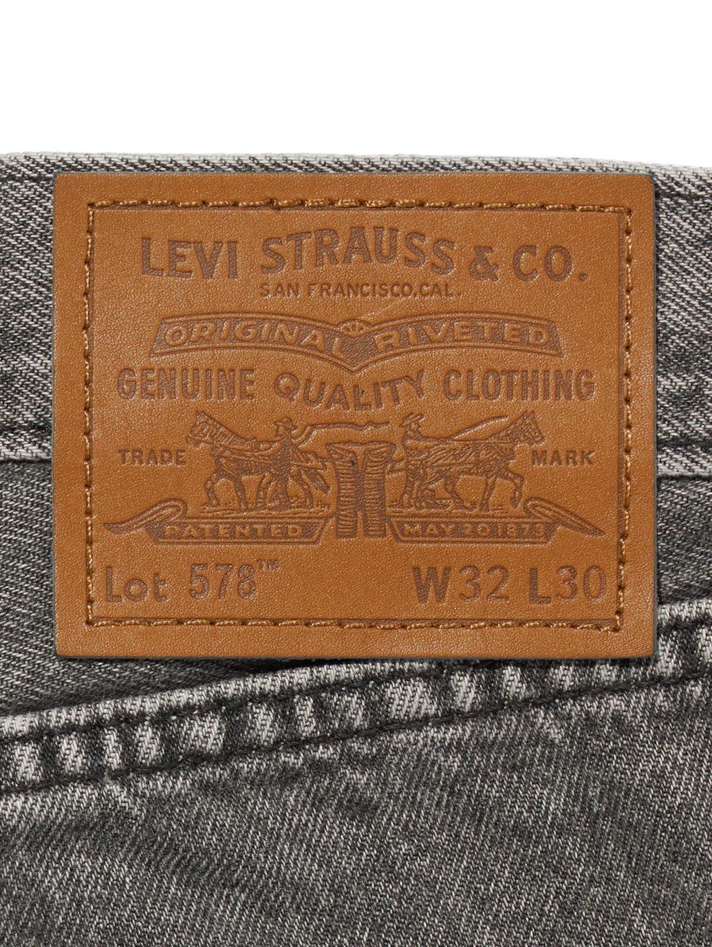 578™ バギージーンズ グレー