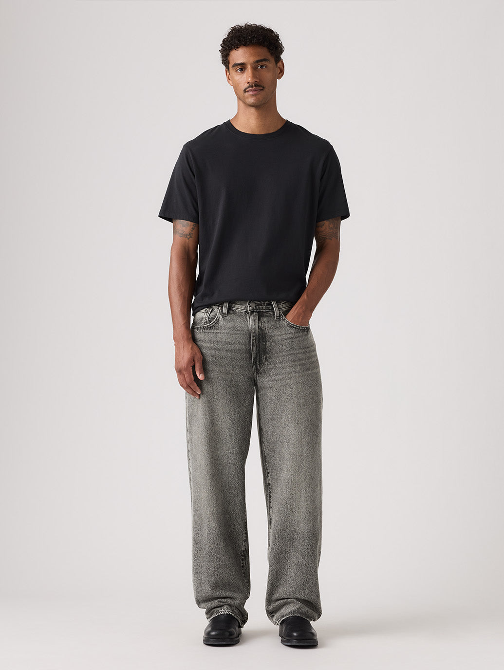 578™ バギージーンズ グレー