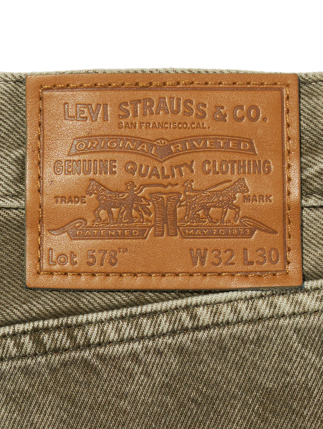 578™ バギージーンズ グリーン