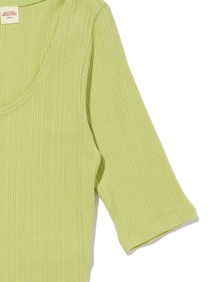 DRY GOODS カーディガントップス グリーン WEEPING WILLOW