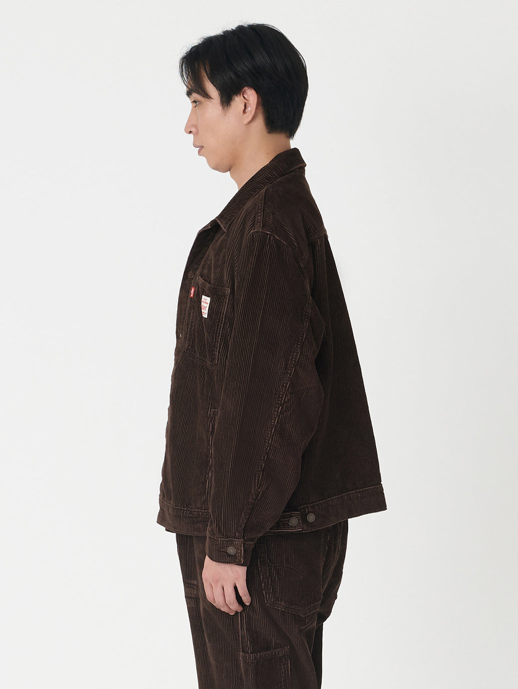 WORKWEAR SUNRISE トラッカージャケット ブラウン BLACK COFFEE