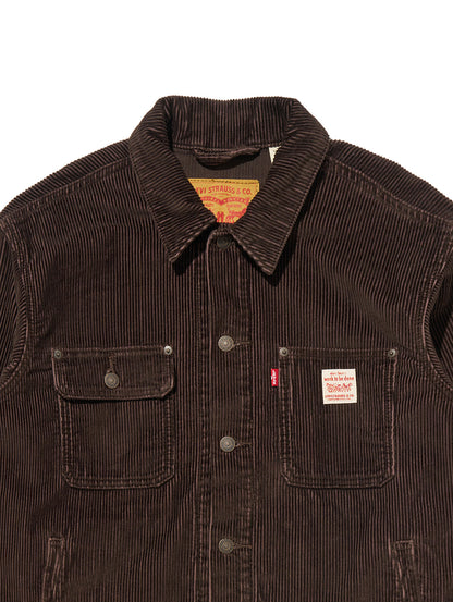 WORKWEAR SUNRISE トラッカージャケット ブラウン BLACK COFFEE
