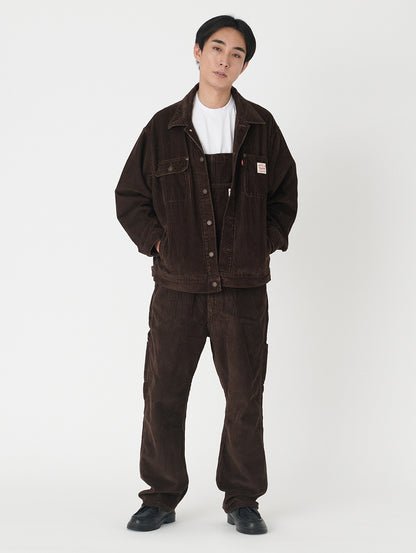 WORKWEAR SUNRISE トラッカージャケット ブラウン BLACK COFFEE