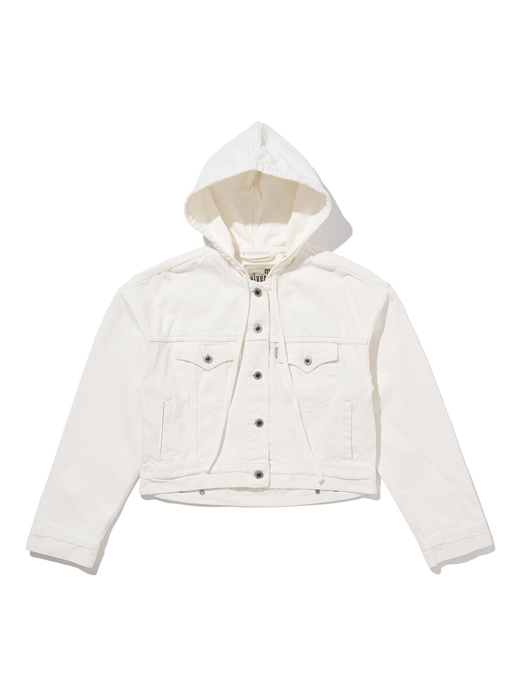 SILVERTAB™ フーデッド トラッカージャケット ホワイト RINSE