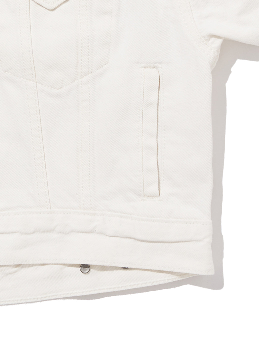 SILVERTAB™ フーデッド トラッカージャケット ホワイト RINSE