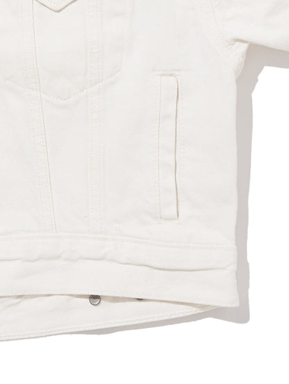 SILVERTAB™ フーデッド トラッカージャケット ホワイト RINSE